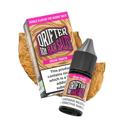 Drifter Bar Salts Cream Tobacco E-Liquid 10ml