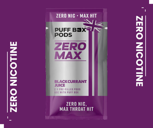 Zero Max Refill 0mg - Twin Pack - Blackcurrant Juice
