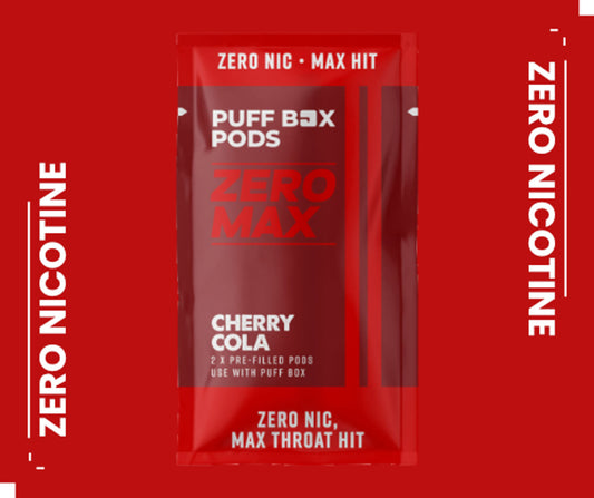 Zero Max Refill 0mg - Twin Pack - Cherry Cola