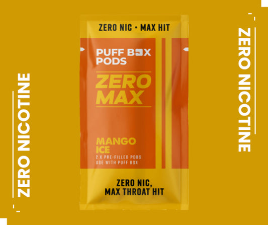 Zero Max Refill 0mg - Twin Pack - Mango Ice