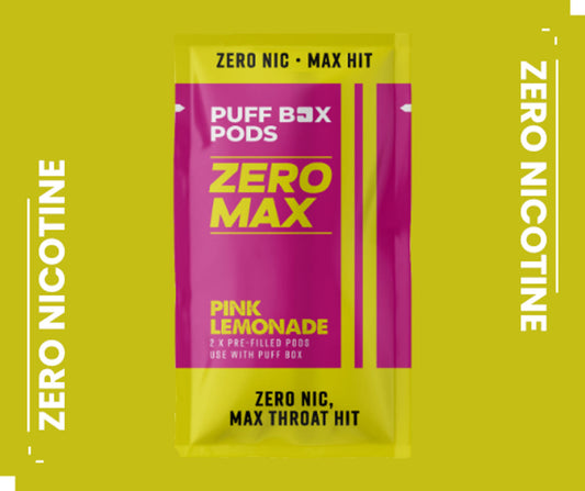 Zero Max Refill 0mg - Twin Pack - Pink Lemonade