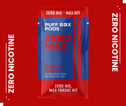 Zero Max Refill 0mg - Twin Pack - Wings Blast