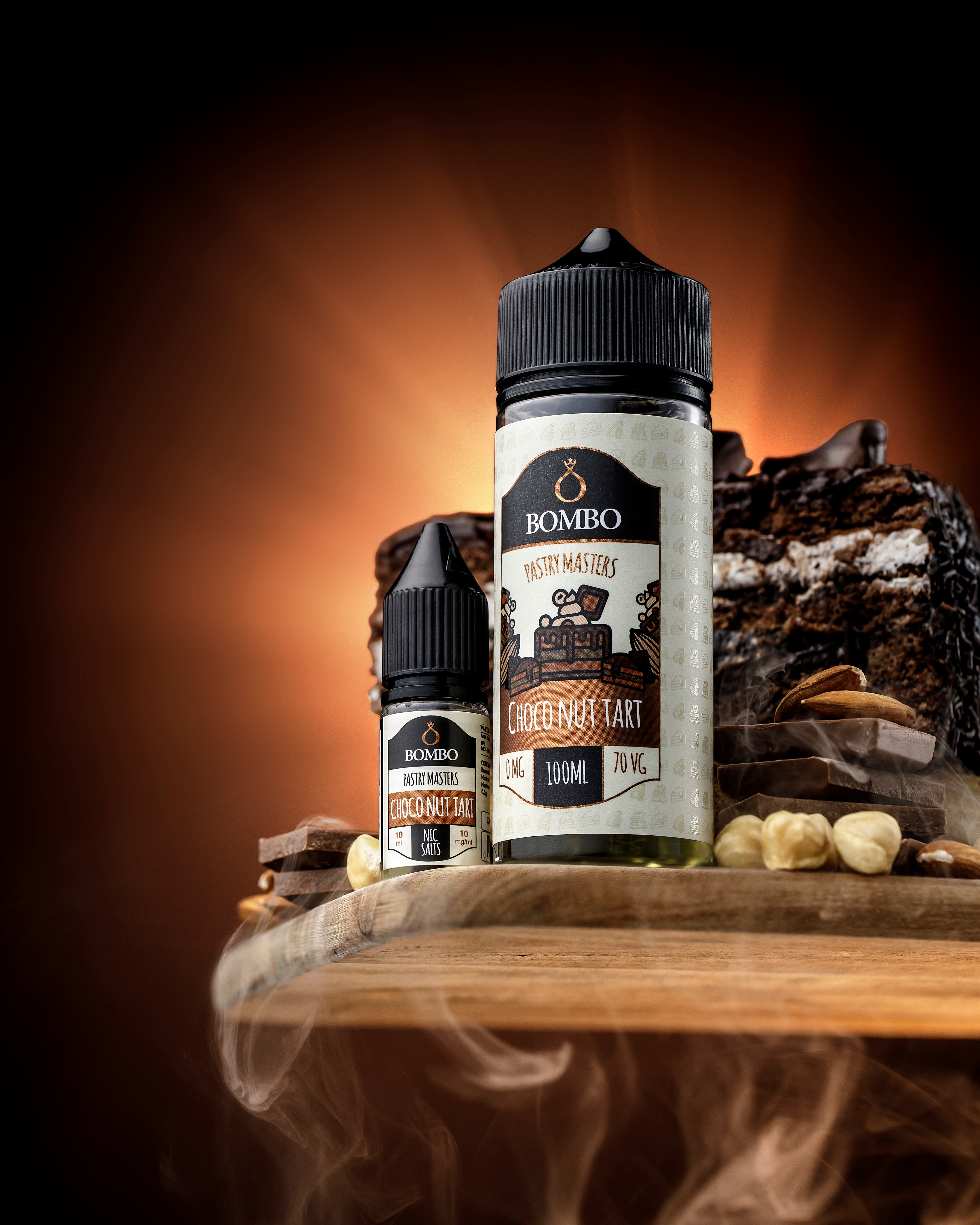 Bombo Eliquids Choco Nut Tart 100ml Shortfill