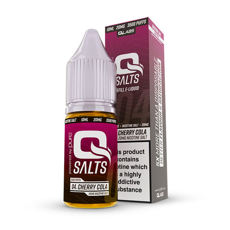 QSalts Nic Salt E-Liquid 10ml - Cherry Cola