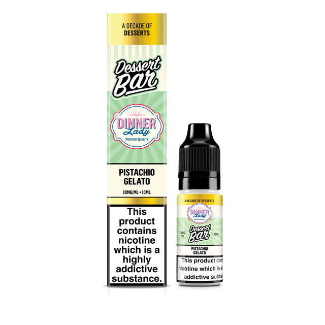 Dinner Lady Pistachio Gelato Bar Salts 50:50 10ml E-liquid