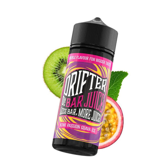 Drifter Bar Juice Kiwi Passionfruit Guava Ice Shortfill E-Liquid 120ml