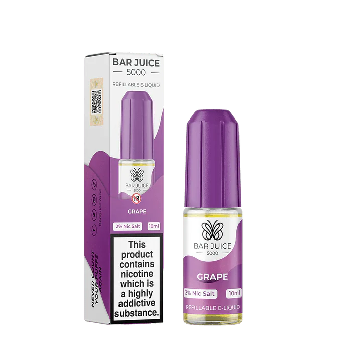 Bar Juice 5000 Grape Nic Salt E-Liquid 10ml