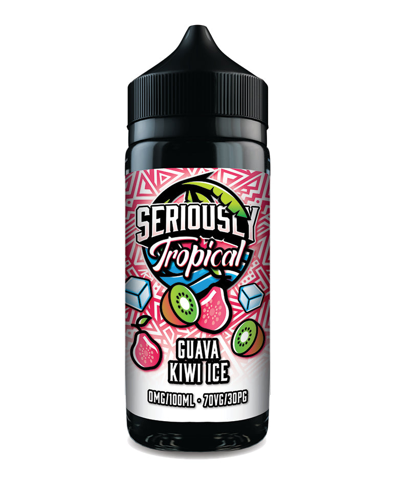 Doozy Seriously Tropical Guava Kiwi Ice 100ml E-liquid Shortfill