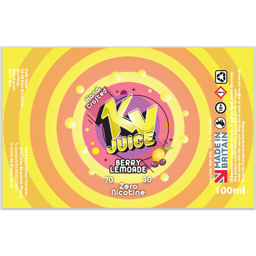 KV Premium Liquids 50ml - Choice of flavours