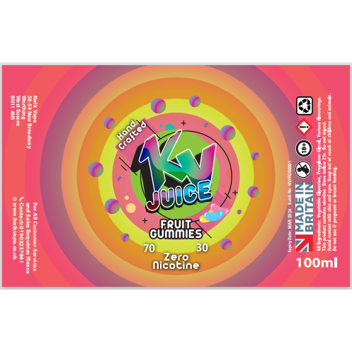 KV Premium Liquids 50ml - Choice of flavours