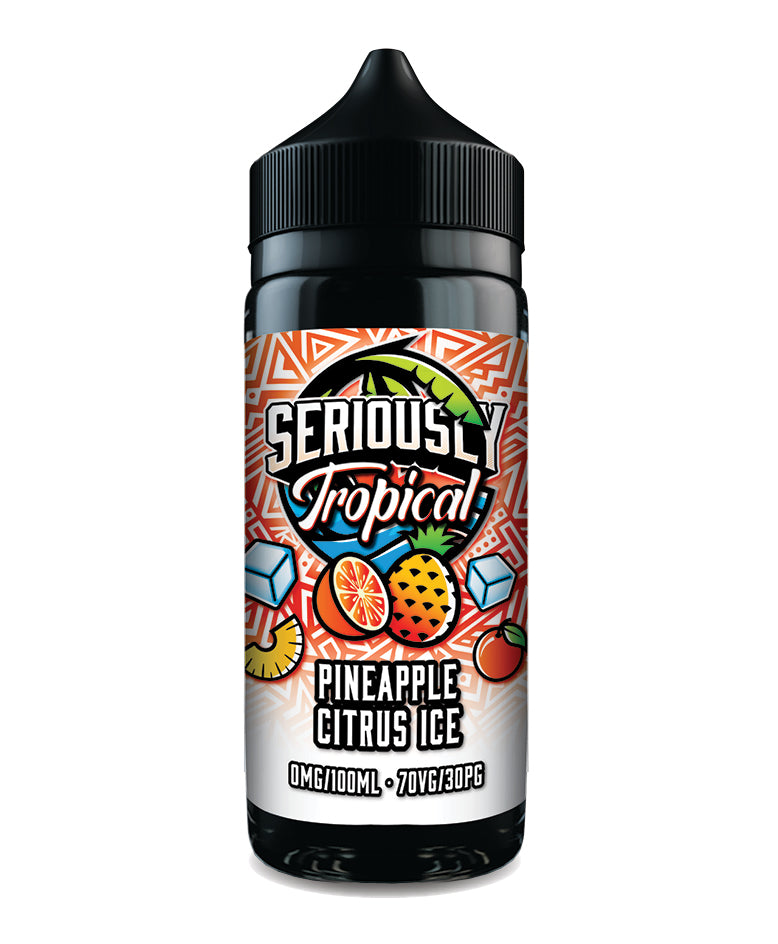 Doozy Seriously Tropical Pineapple Citrus Ice 100ml E-liquid Shortfill