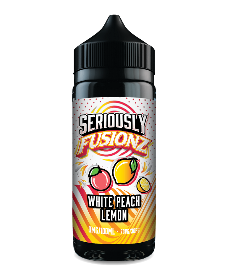 Doozy Seriously Fusionz White Peach Lemon 100ml E-liquid Shortfill