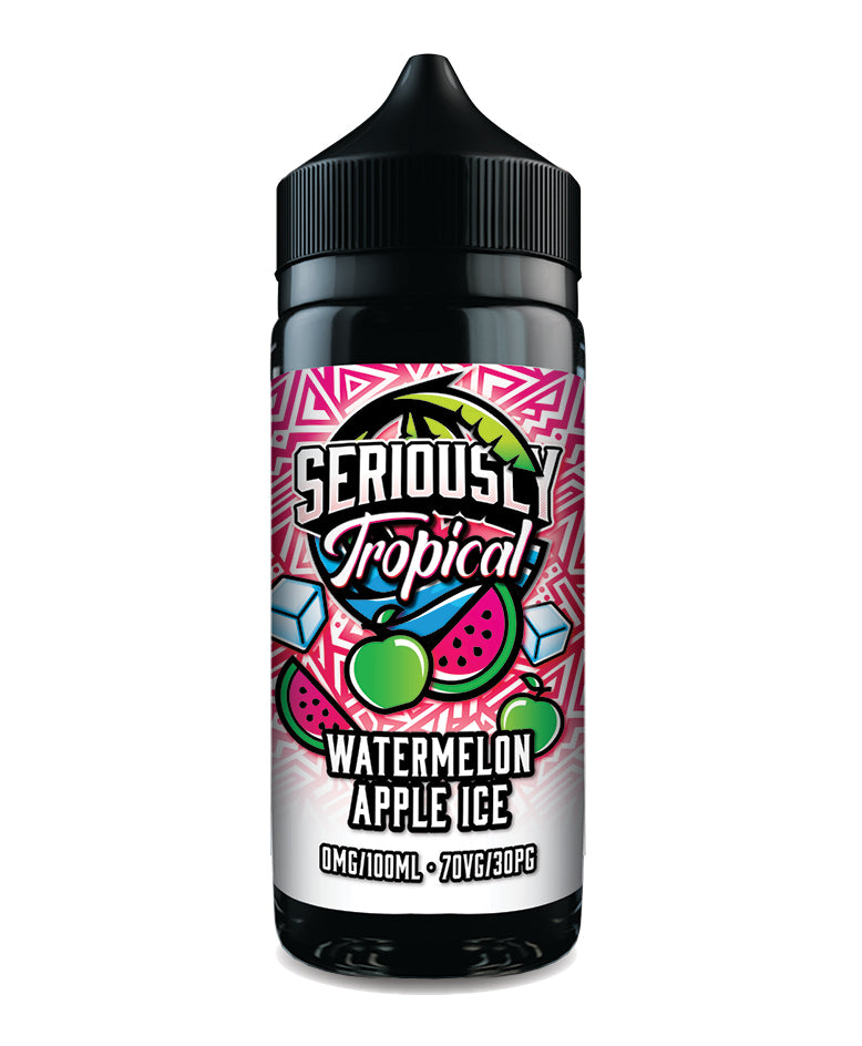 Doozy Seriously Tropical Watermelon Apple Ice 100ml E-liquid Shortfill
