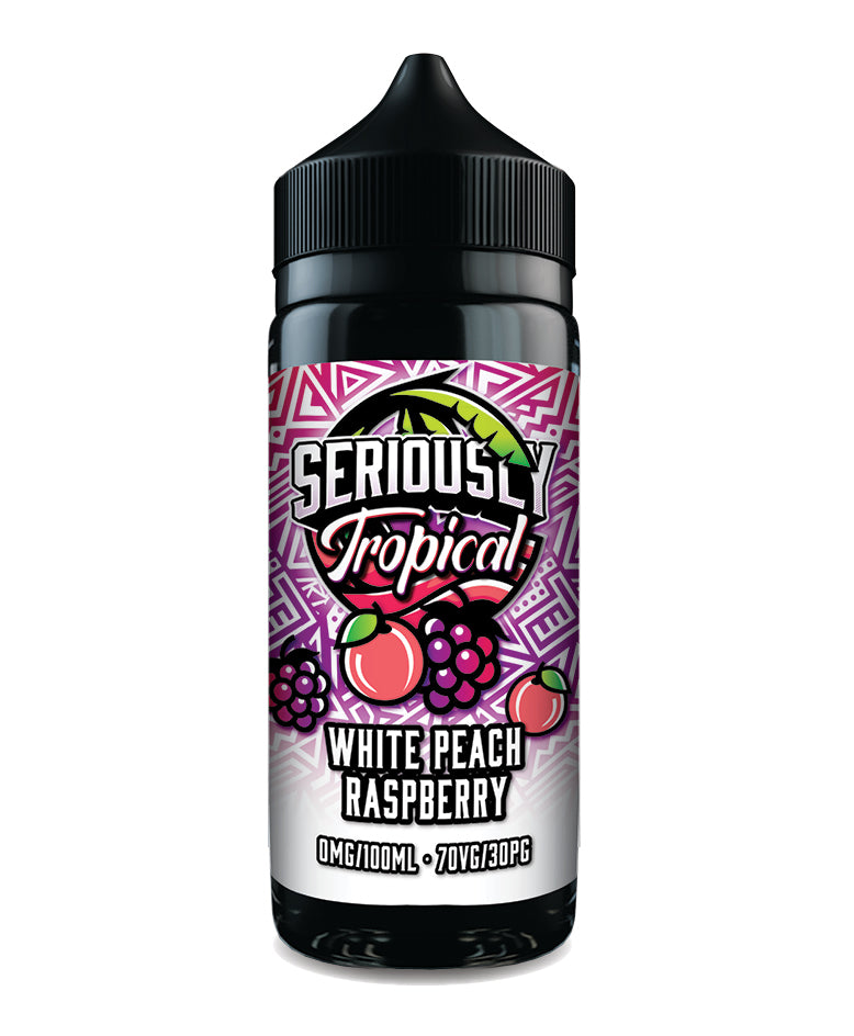 Doozy Seriously Tropical White Peach Raspberry 100ml E-liquid Shortfill
