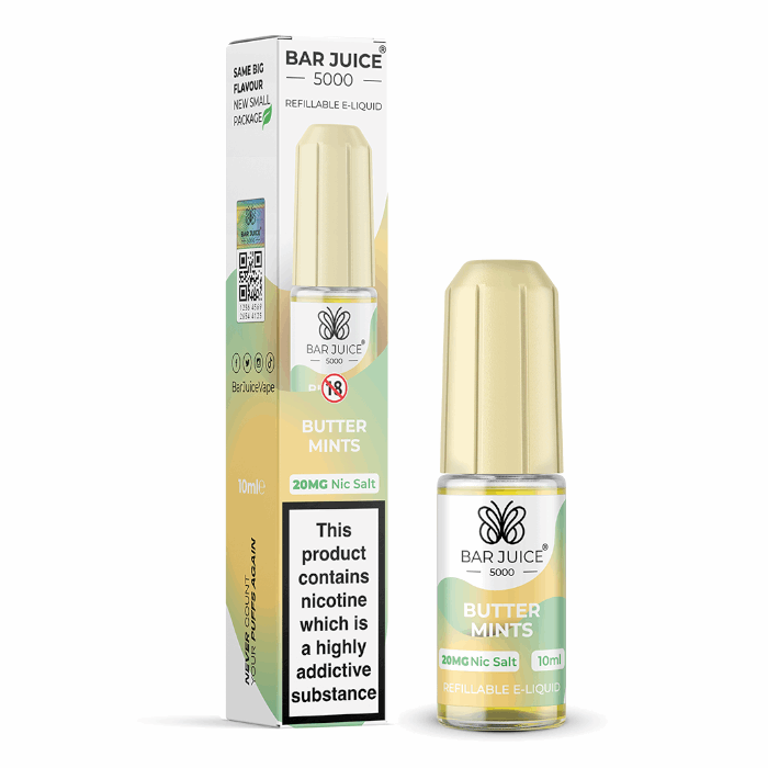 Bar Juice 5000 Butter Mints Nic Salt E-Liquid 10ml