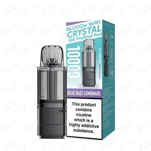 Bloody Bar Crystal 10K Prefilled Replacement Pod - Blue Razz Lemonade