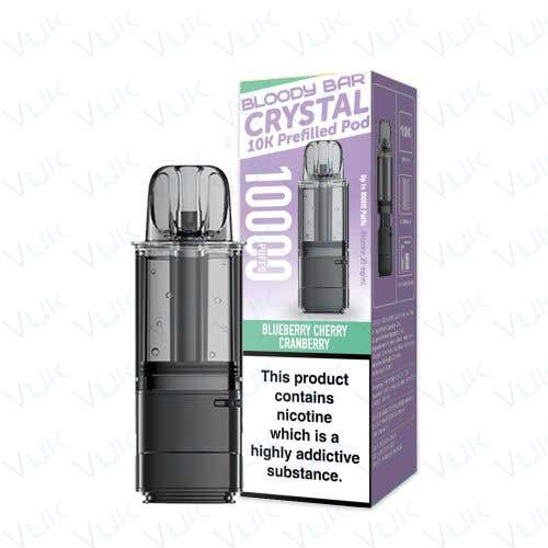 Bloody Bar Crystal 10K Prefilled Replacement Pod - Blueberry Cherry Cranberry