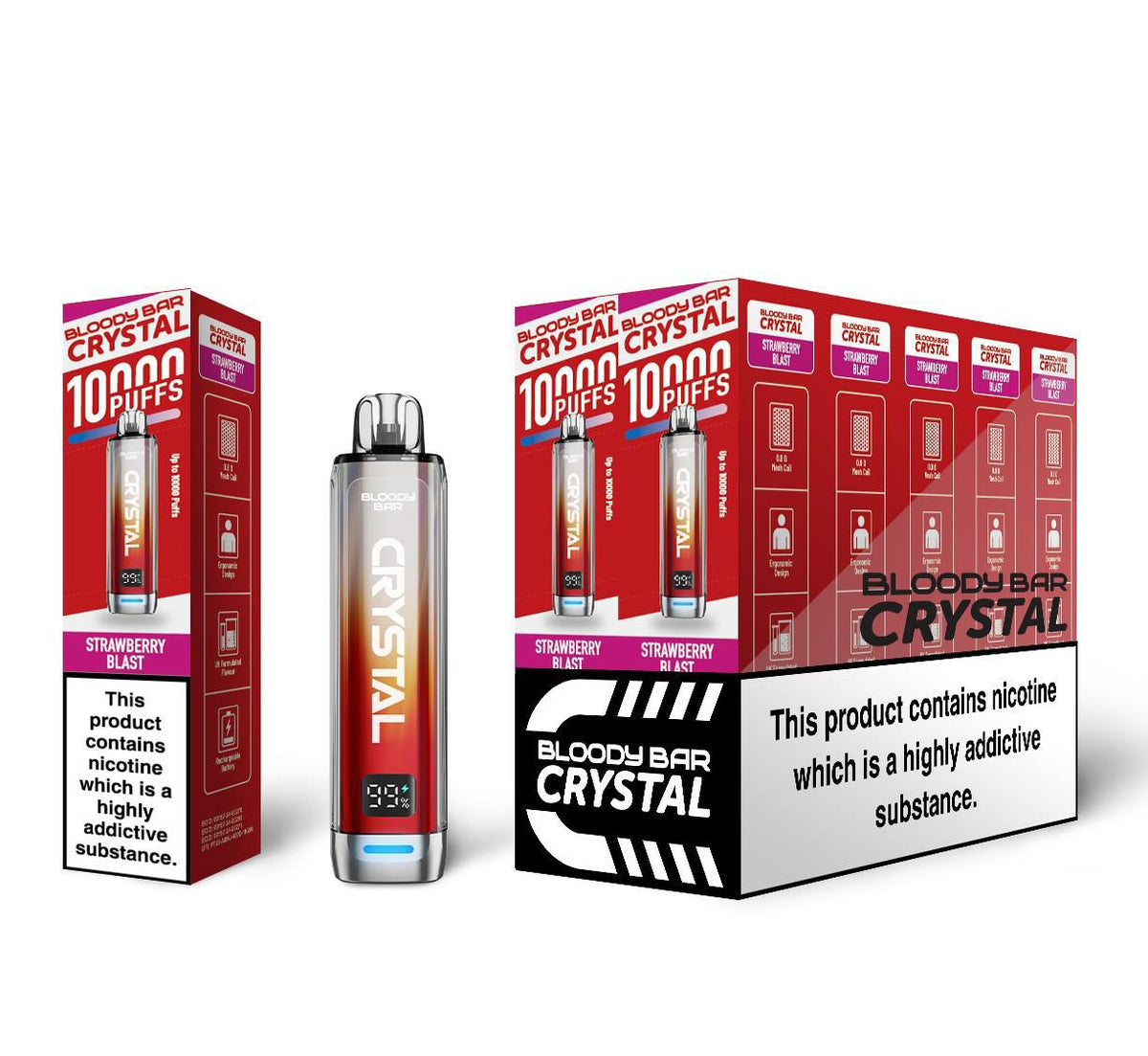 Bloody Bar Crystal 10k Vape Kit