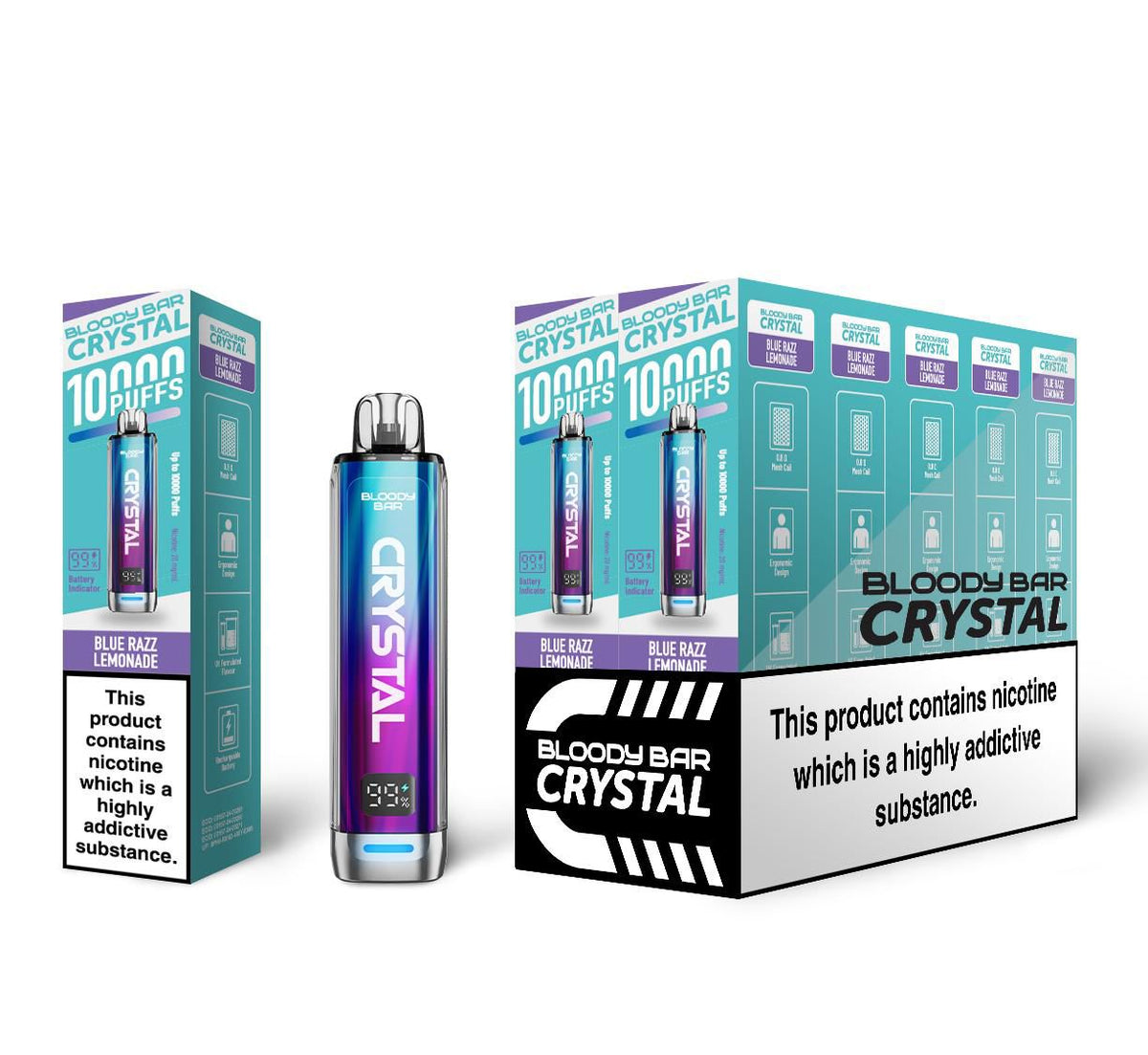 Bloody Bar Crystal 10k Vape Kit