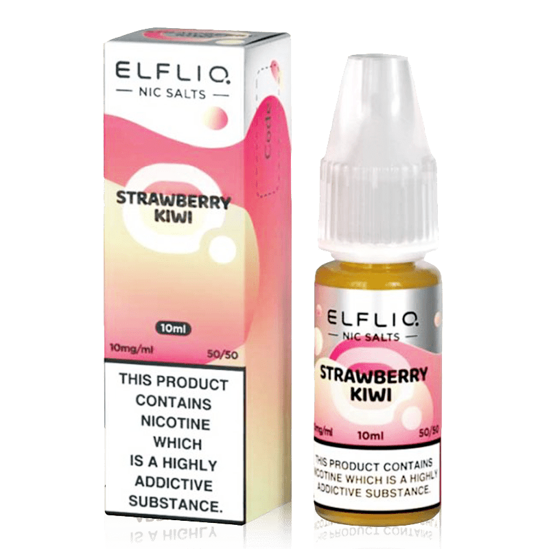 Elfliq Strawberry Kiwi Nic Salt E-Liquid 10ml
