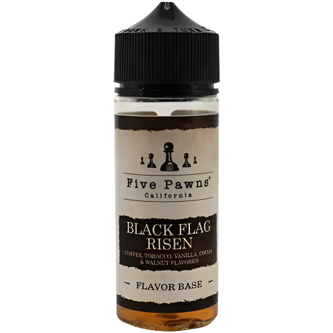 Five Pawns black flag risen