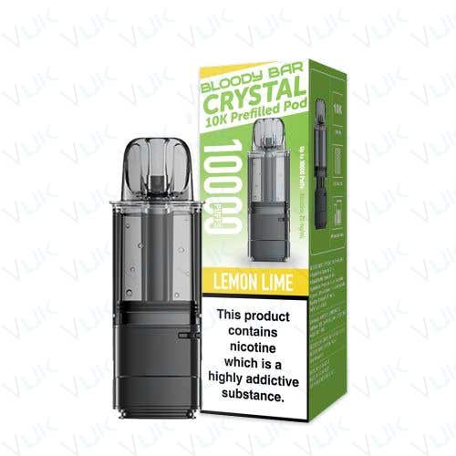 Bloody Bar Crystal 10K Prefilled Replacement Pod - Lemon Lime