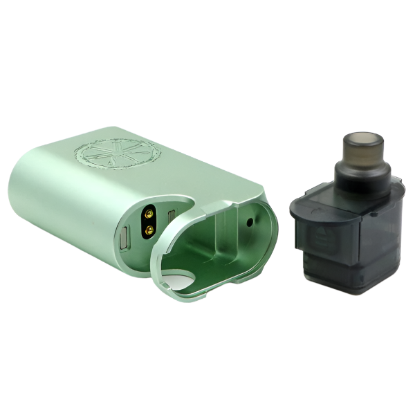 minikin pod system green on its side