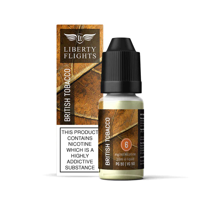 Liberty Flights British Tobacco E-Liquid 10ml