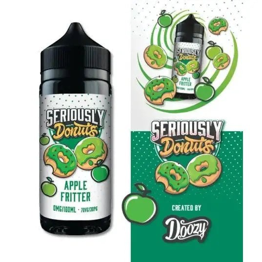 Doozy Seriously Donuts Apple Fritter E-liquid Shortfill 100ml