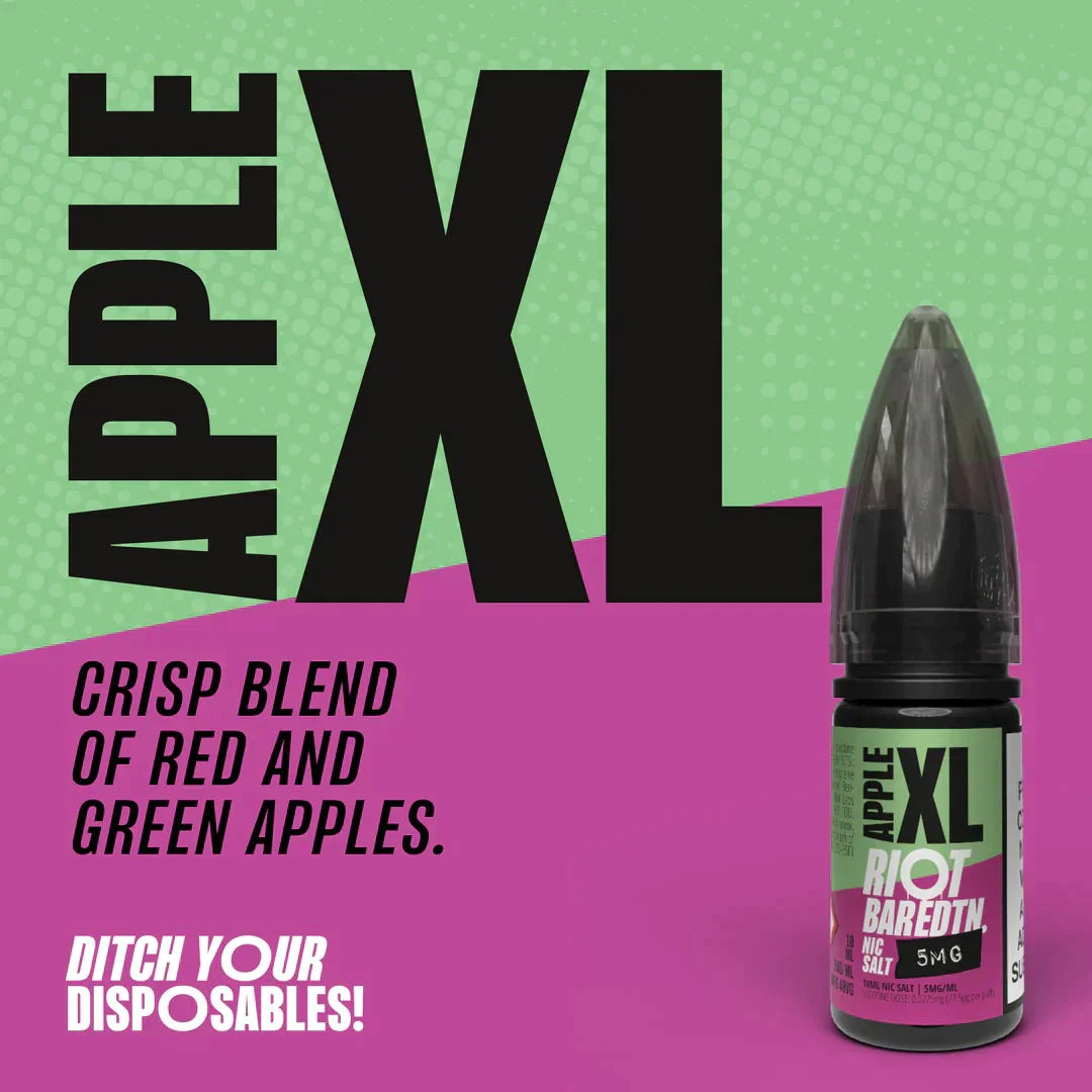 Riot Squad Bar Edition Apple XL Nic Salt E-Liquid 10ml
