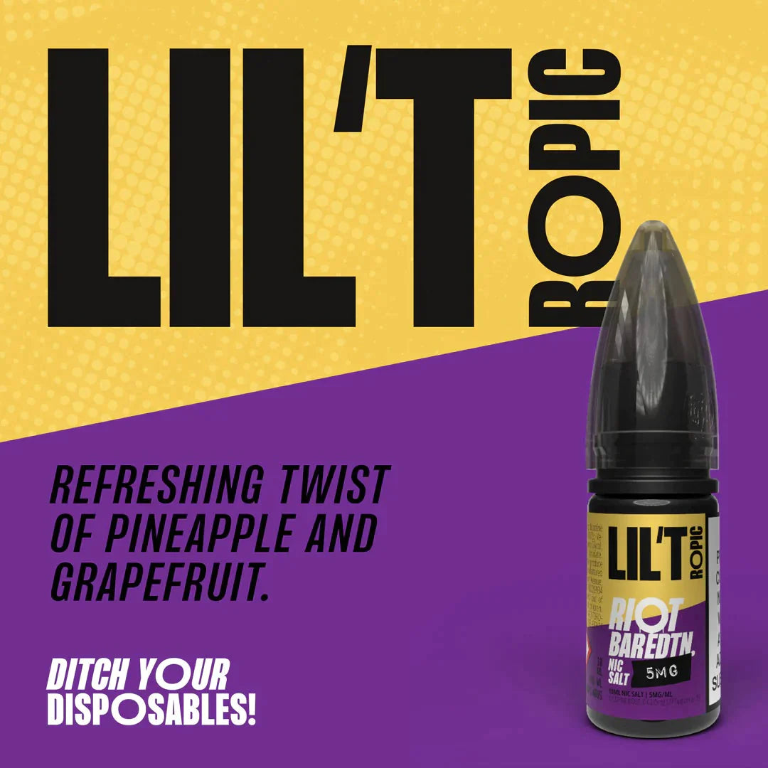 Riot Squad Bar Edition Lil'Tropic Nic Salt E-Liquid 10ml