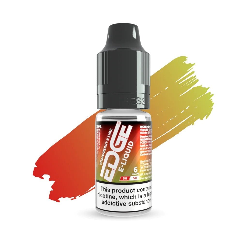 Edge Strawberry & Lime E-Liquid 10ml - 5 x 10ml Bottles