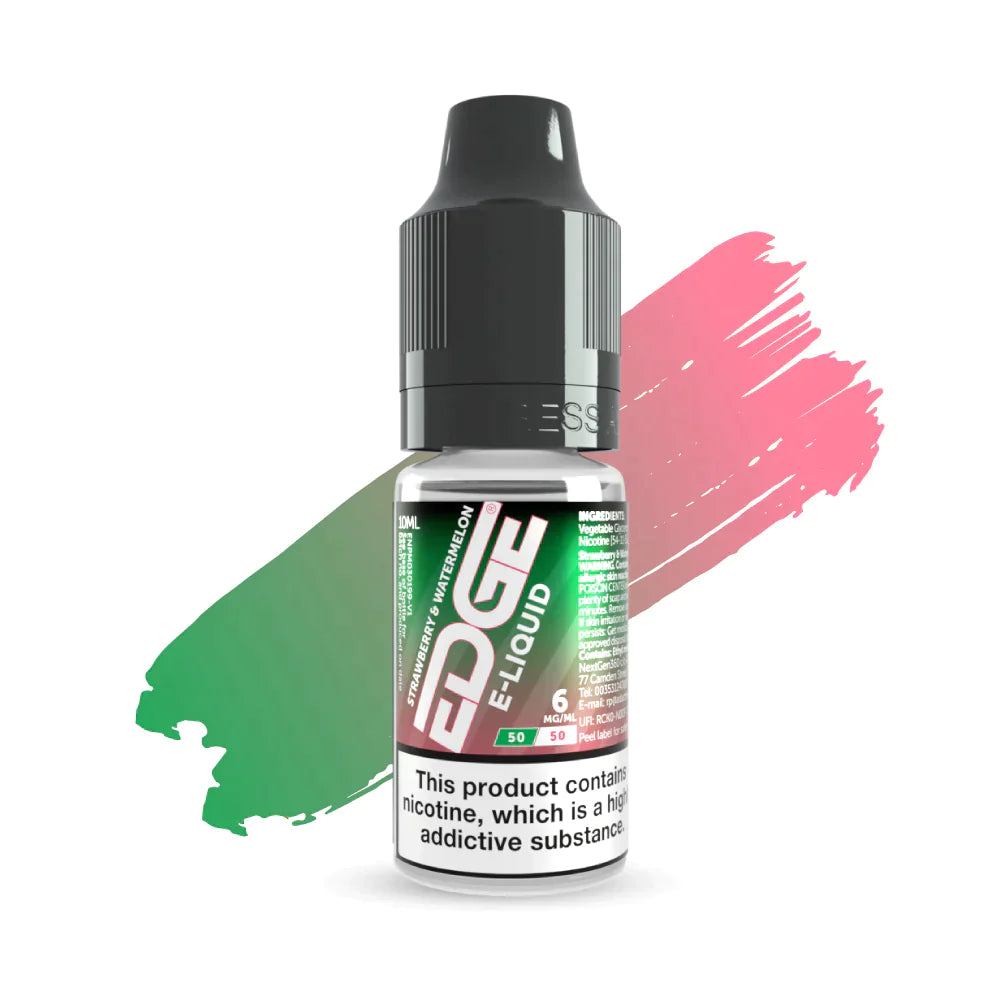 Edge Strawberry & Watermelon E-Liquid 10ml - 5 x 10ml Bottles