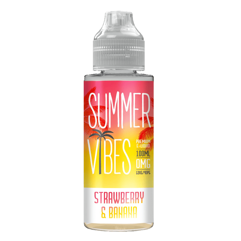 Summer Vibes Strawberry & Banana Shortfill E-Liquid 100ml