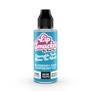 Lip Smacker Blueberry Sour Raspberry Ice Shortfill E-Liquid 100ml