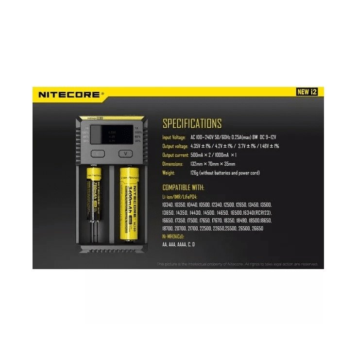 Nitecore New i2 Intellicharger