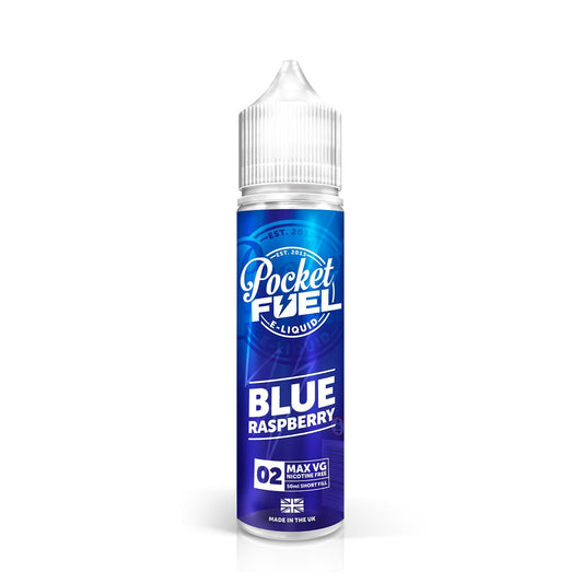 Pocket Fuel Blue Raspberry Shortfill E-Liquid 50ml