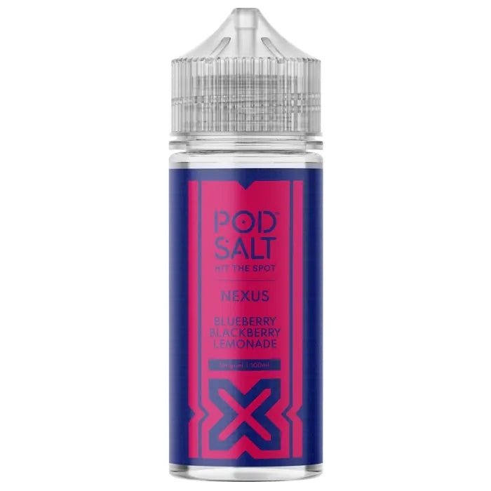 Pod Salt Nexus Blueberry Blackberry Lemonade Shortfill E-Liquid 100ml