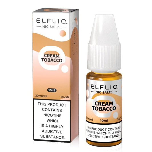 Elfliq Cream Tobacco Nic Salt E-Liquid 10ml