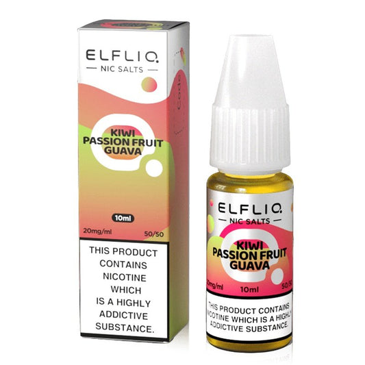 Elfliq Kiwi Passionfruit Guava Nic Salt E-Liquid 10ml