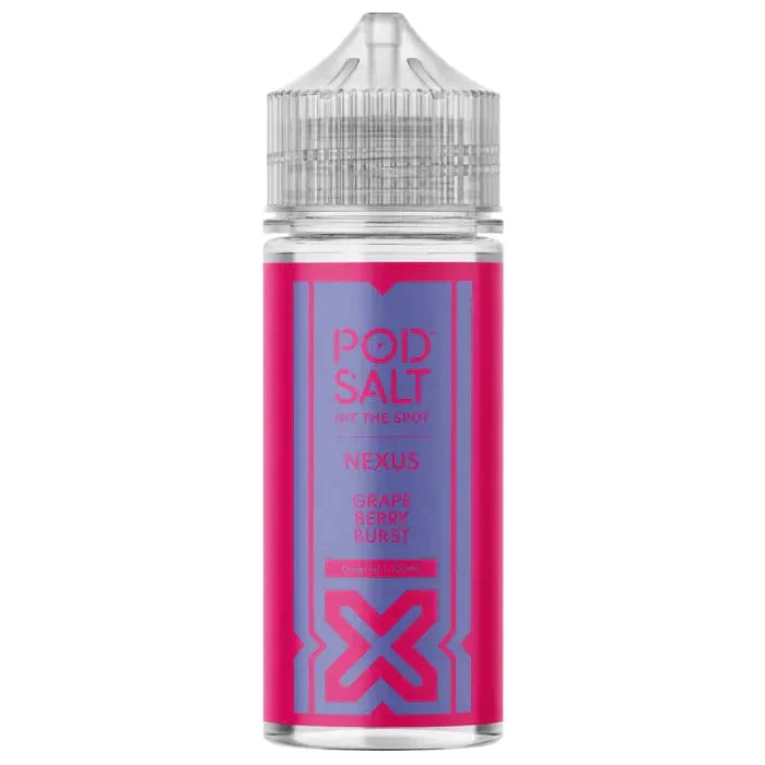 Pod Salt Nexus Grape Berry Burst Shortfill E-Liquid 100ml