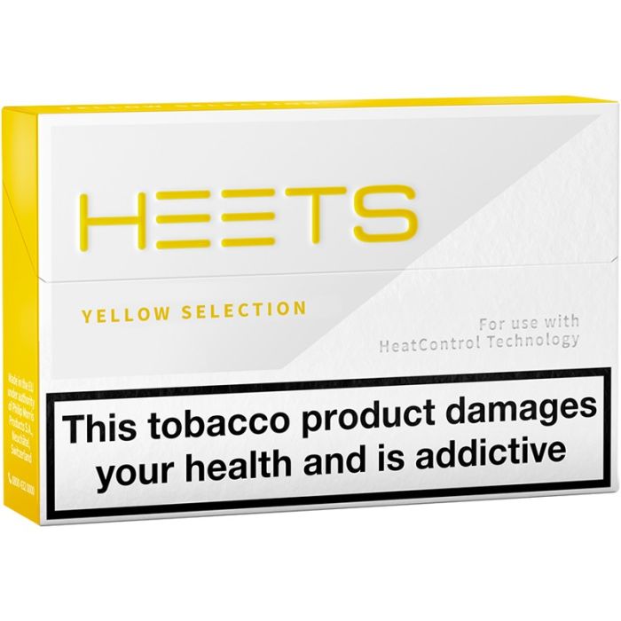 HEETS Yellow Selection Tobacco Sticks, Heets, Heat not burn