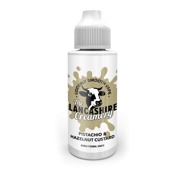 The Lancashire Creamery Pistachio & Hazelnut Custard Shortfill E-Liquid 100ml