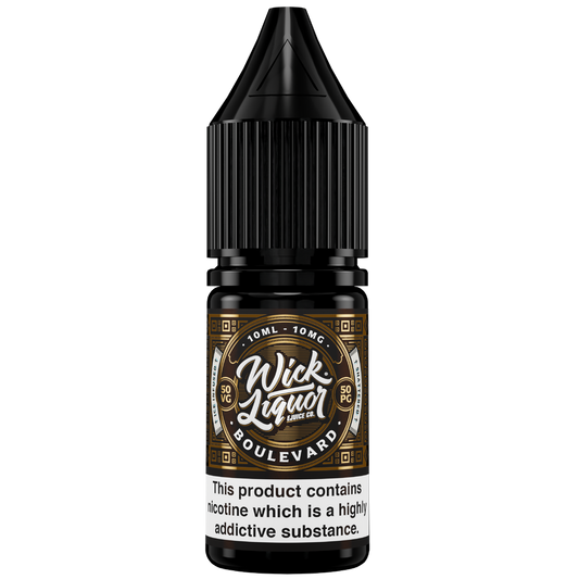 Wick Liquor Boulevard  Nic Salts E-Liquid 10ml