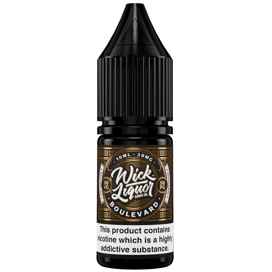 Wick Liquor Boulevard  Nic Salts E-Liquid 10ml