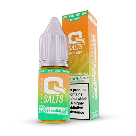 QSalts Nic Salt E-Liquid 10ml - Apple Peach Chew