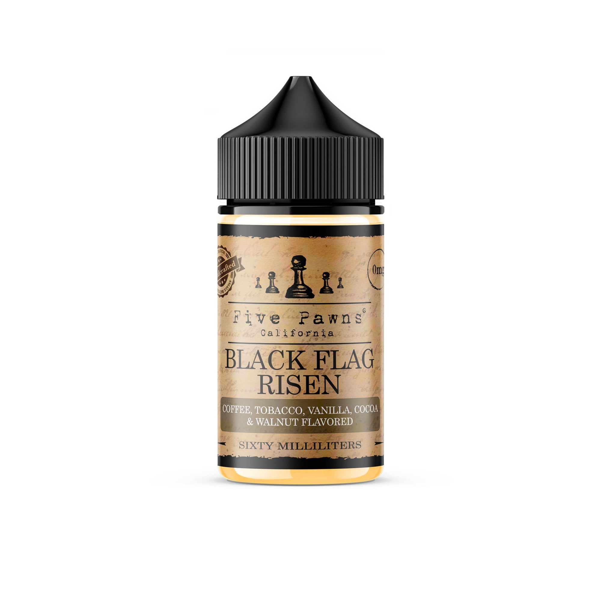 Five Pawns Black Flag Risen 100ml Shortfill