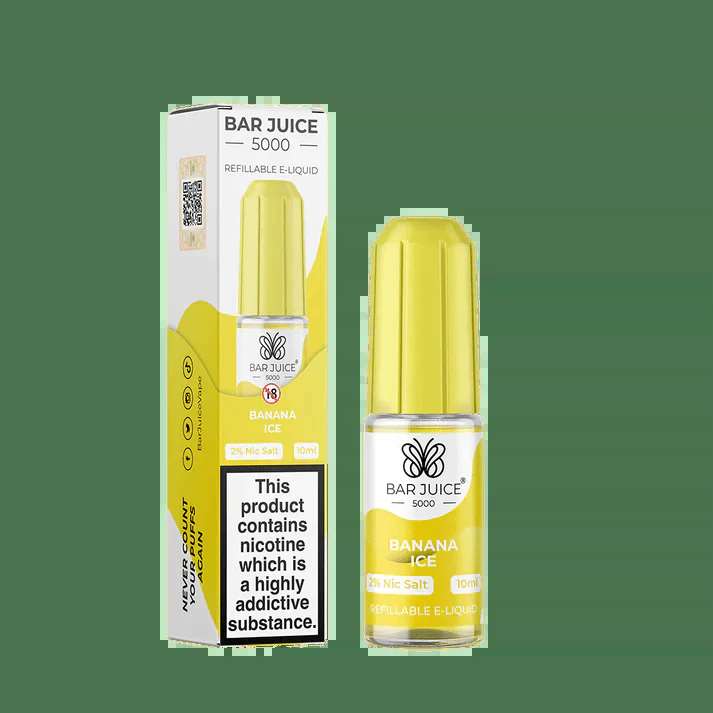 Bar Juice 5000 Banana Ice Nic Salt E-Liquid 10ml