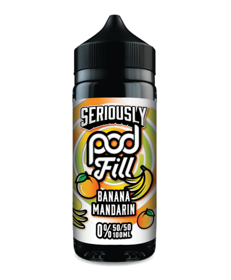 Doozy Seriously Pod Fill Banana Mandarin Shortfill E-Liquid 100ml