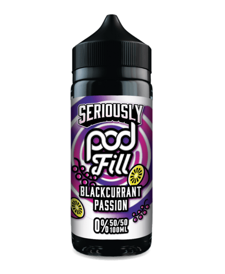 Doozy Seriously Pod Fill Blackcurrant Passion Shortfill E-Liquid 100ml